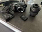 Nikon D60 body, batterij en 18-55mm lens, Audio, Tv en Foto, Fotocamera's Digitaal, Ophalen, Gebruikt, Spiegelreflex, 10 Megapixel