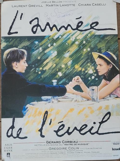 Affiche " L'Année de l'Éveil " (1991). signée par G. Corbiau, Verzamelen, Posters, Zo goed als nieuw, Muziek, Ophalen of Verzenden