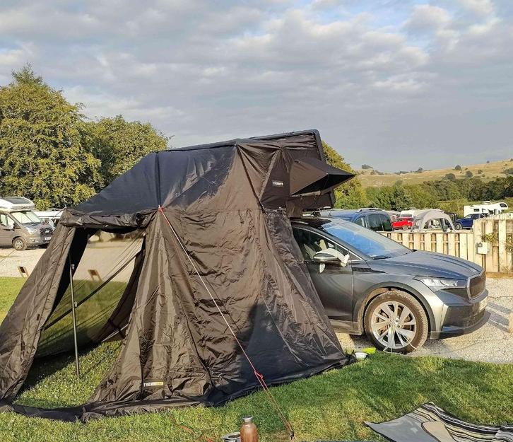 Hardcover Daktent Coyote M 140-230 met binnen- en voortent, Caravans en Kamperen, Tenten, tot en met 2, Zo goed als nieuw, Ophalen