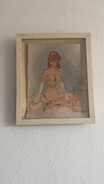 Schilderij dame, Ophalen