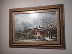 Winterlandschap van gallen 115 op 85 cm, Ophalen