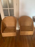 2 rotan stoeltjes, Huis en Inrichting, Stoelen, Ophalen of Verzenden, Gebruikt, Twee