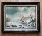 Paysage d'hiver - peinture originale Jean-Marie Lambot, Ophalen