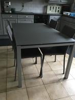 Keukentafel met 4 bijpassende stoelen, Ophalen, Zo goed als nieuw