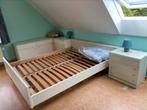 Tweepersoonsbed en bijhorende kastjes, Huis en Inrichting, Slaapkamer | Complete slaapkamers, Ophalen, Gebruikt, Tweepersoons