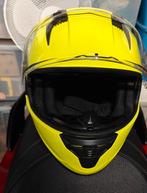 Vinz Helm scooter/ motor Neon gele full-face helm – ECE R22-, Motoren, Overige merken, Systeemhelm, Dames, Ophalen of Verzenden