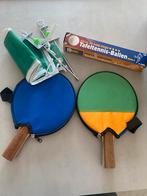 Tafeltennis set met net+balletjes, Sport en Fitness, Tafeltennis, Ophalen of Verzenden, Zo goed als nieuw