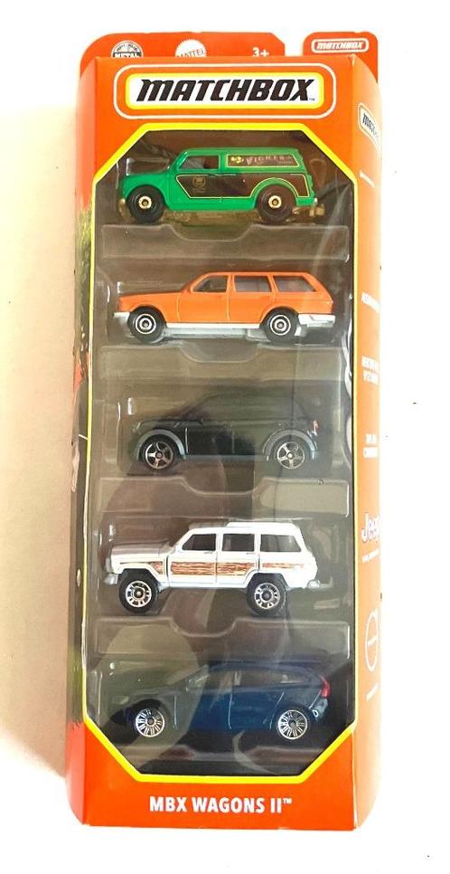 Matchbox MBX Wagons II 5 Pack 70th Anniversary Models., Hobby en Vrije tijd, Modelauto's | Overige schalen, Nieuw, Auto, Ophalen