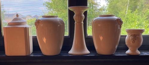 Set vazen - 5 stuks, Maison & Meubles, Accessoires pour la Maison | Vases, Comme neuf, Autres couleurs, Moins de 50 cm, Poterie ou Porcelaine