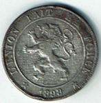 5 centimes Leopold II 1898 FR, Postzegels en Munten, Verzenden, Overig, Losse munt