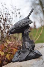 PRACHTIGE BRONZEN VOGEL OP ROTS, Antiek en Kunst, Ophalen of Verzenden, Brons