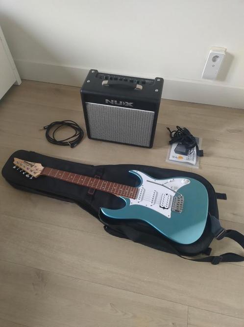 Ibanez Gio met versterker en toebehoren, Muziek en Instrumenten, Snaarinstrumenten | Gitaren | Elektrisch, Nieuw, Ibanez, Met versterker