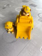 Paw Patrol RUBBLE 2 figuren + voertuig, Ophalen of Verzenden, Gebruikt