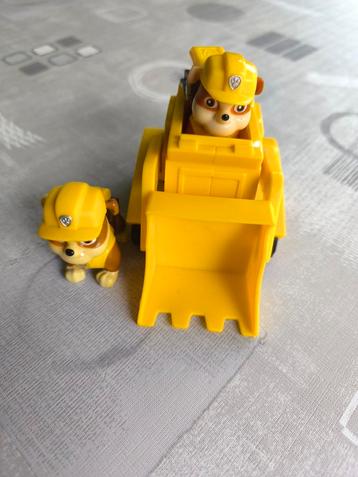  Paw Patrol RUBBLE 2 figuren + voertuig beschikbaar voor biedingen