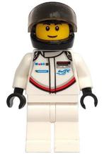 Lego figuur sc058 Porsche 911 RSR Driver / F1, Kinderen en Baby's, Ophalen of Verzenden, Zo goed als nieuw, Losse stenen, Lego