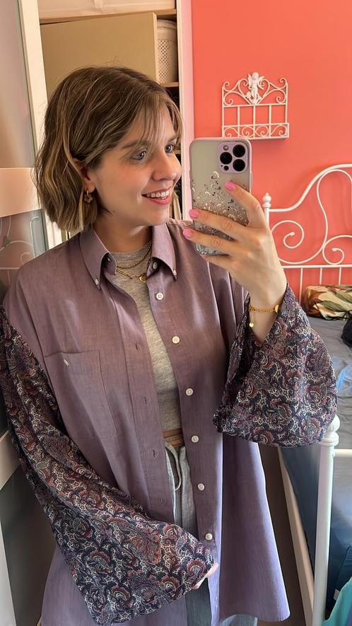 Kimono Blouse, Vêtements | Femmes, Blouses & Tuniques, Comme neuf, Taille 42/44 (L), Violet, Enlèvement ou Envoi