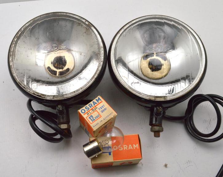 Ducellier oldtimer verstraler koplamp set klassieker, Auto-onderdelen, Verlichting, Alfa Romeo, Citroën, Overige automerken, Peugeot