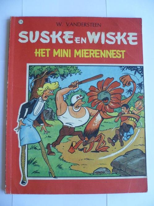 S&W 1E DRUK NR:75 MATTE KAFT"HET MINI MIERENNEST" UIT 1967, Boeken, Stripverhalen, Gelezen, Eén stripboek, Ophalen of Verzenden