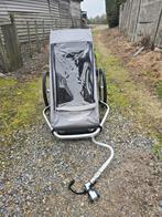 Croozer fietskar 1 zitplaats met babyhangmat vanaf 3maand, Fietsen en Brommers, Ophalen, Vering, Croozer, Zo goed als nieuw