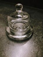 Mooi glazen geslepen boter stolpje., Huis en Inrichting, Woonaccessoires | Stolpen, Ophalen of Verzenden