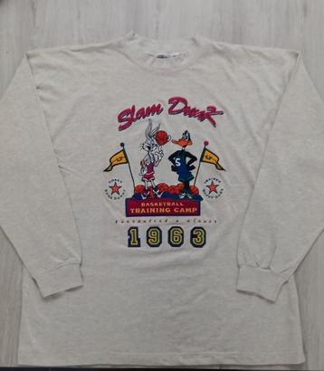 Pull de basket-ball vintage Acme Looney Tunes des années 90, Autres couleurs, Taille 56/58 (XL), Vintage, Comme neuf