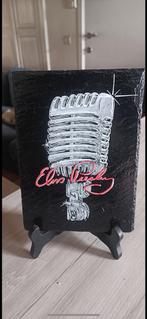 Handgeschilderd leisteen Elvis, Ophalen, Nieuw
