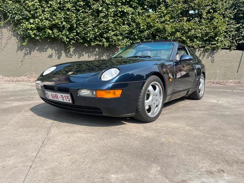 Porsche 968 Coupé Targa 258 PK, Auto's, Porsche, Particulier, Benzine, Coupé, Handgeschakeld, Blauw, Grijs, Leder, Achterwielaandrijving