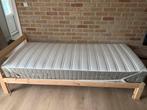 eenpersoonsbed met matras en lattenbodem, Ophalen, 85 tot 100 cm, Nieuw, Matras