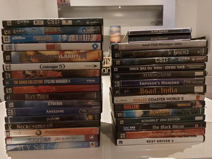 32 pc games eind jaren 90 begin jaren 2000 te koop, Games en Spelcomputers, Games | Pc, Zo goed als nieuw, Avontuur en Actie, 1 speler