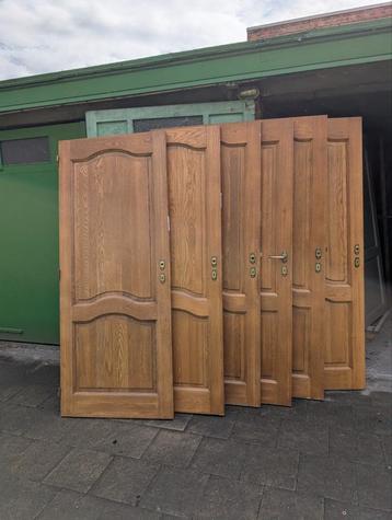 Binnendeuren Massief Eik incl. sloten, scharnieren en klinke beschikbaar voor biedingen