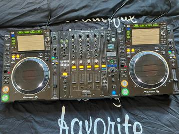 2X CDJ-2000 Nexus2 & DJM-900 Nexus2 / DJ-set, Musique & Instruments, Enlèvement, Utilisé, DJ-Set, Pioneer