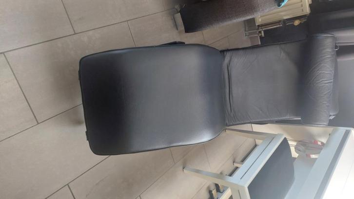 Zwarte relax ketel, Huis en Inrichting, Zetels | Zetels en Chaises Longues, Zo goed als nieuw, Eenpersoons, 150 tot 200 cm, Minder dan 75 cm