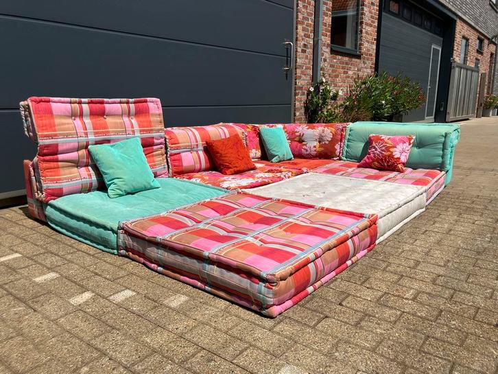 Roche Bobois Mah Jong Kenzo Takada 10 elementen TOPstaat!!, Huis en Inrichting, Zetels | Voetbanken en poefs, Ophalen of Verzenden