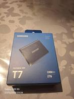 SAMSUNG SSD T7 2TB BLUE, Informatique & Logiciels, Disques durs, Neuf, SSD, Externe, Enlèvement
