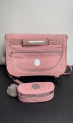 Kipling boekentas + pennenzak, Handtassen en Accessoires, Tassen | Schooltassen, Ophalen, Zo goed als nieuw