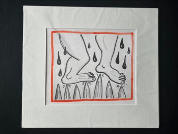 Keith Haring – print uit Against All Odds (1990) beschikbaar voor biedingen