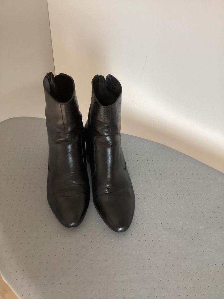 SHOENEN, Kleding | Dames, Schoenen, Gedragen, Lage of Enkellaarzen, Zwart, Verzenden