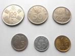 6 munten Spanje - Wereldbeker 1982, Spanje, Overige waardes, Ophalen of Verzenden, Losse munt