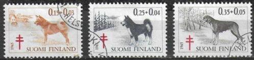 Finland 1965 - Yvert 572-574 - Tegen de Tuberculose (ST), Timbres & Monnaies, Timbres | Europe | Scandinavie, Affranchi, Finlande