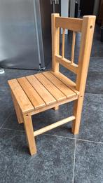 Kinderstoeltje in hout, Enlèvement