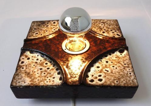 Vintage Fat Lava wandlamp keramiek PAN plafondlamp Space Age, Huis en Inrichting, Woonaccessoires | Overige, Gebruikt, Ophalen of Verzenden