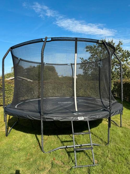 Trampoline Salta Premium Black Edition 427cm met ladder, Enfants & Bébés, Jouets | Extérieur | Trampolines, Utilisé, Enlèvement