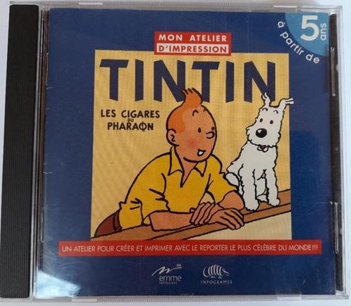Mon atelier d'impression Tintin, Informatique & Logiciels, Logiciel d'Éducation & Cours, Comme neuf, Autres types, Windows, Enlèvement ou Envoi