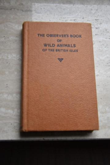  observer’s book of wild animals of the British Isles beschikbaar voor biedingen