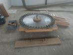 Mal + rond tafelblad (Ø 136 cm), Zakelijke goederen, Machines en Bouw | Houtbewerking, Ophalen of Verzenden