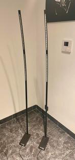 2 Design ‘Lucide’ LED Staanlampen., Métal, Design Industrieel, Comme neuf, 150 à 200 cm