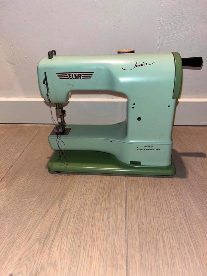 Elna Junior kindernaaimachine, Antiek en Kunst, Antiek | Naaimachines, Ophalen