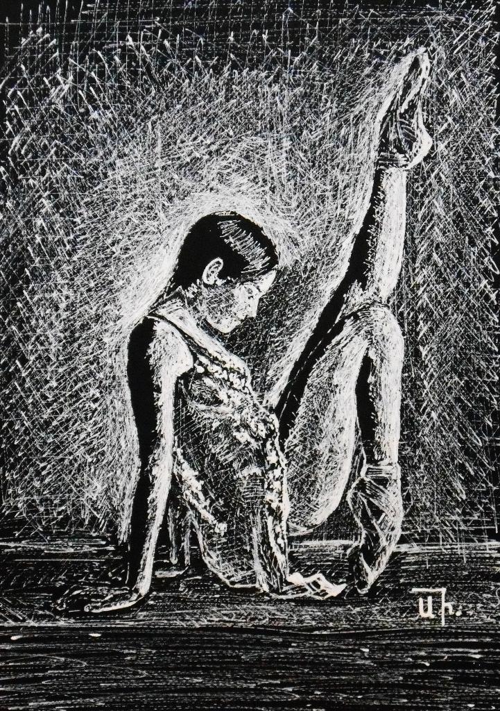 "Dans" Schilderij I, Antiek en Kunst, Kunst | Schilderijen | Modern, Verzenden