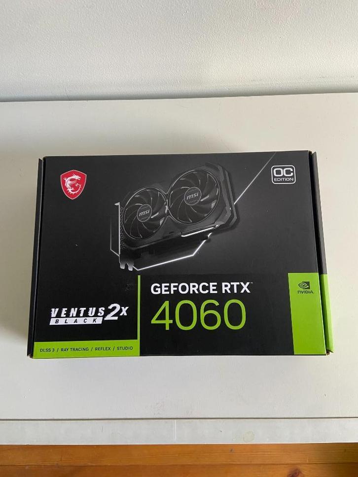 Carte Graphique RTX 4060 Ventus 2X BLACK 8G OC, Computers en Software, Videokaarten, Zo goed als nieuw, Nvidia, PCI-Express 4.0