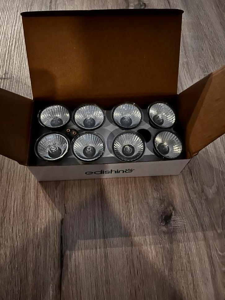 Halogeenlampen Osram GU10 – 9 stuks, dimbaar, Huis en Inrichting, Lampen | Spots, Plafondspot of Wandspot, Glas, Halogeen, Ophalen of Verzenden